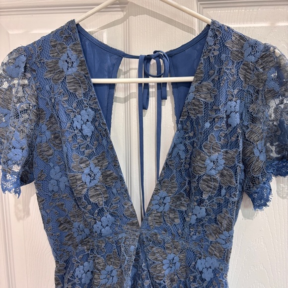 ASTR the label - blue lace romper - Picture 5 of 8